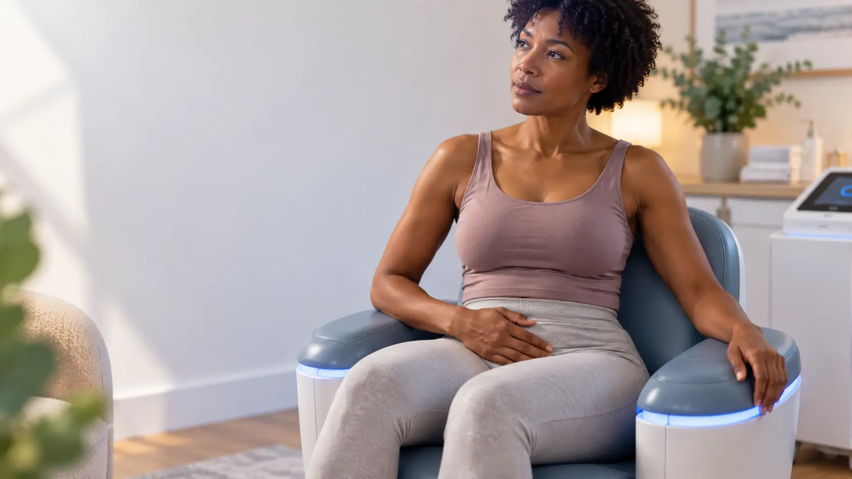 Calm Wellness Chair Reflection pelvic floor health solutions from incontince direct Wigan
